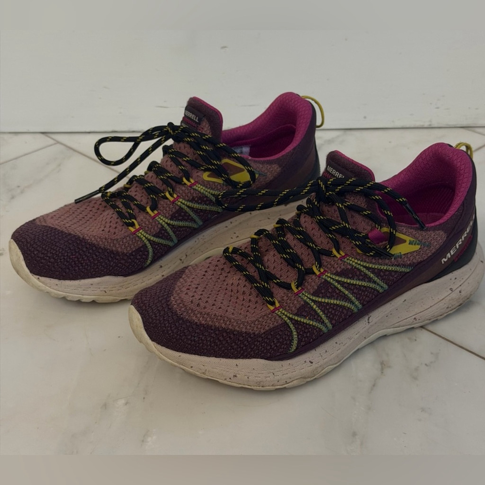 Merrell Bravada Women’s 8.5 Burgundy Hiking Outdoor Trail Running Shoes J135572 - Picture 2 of 10